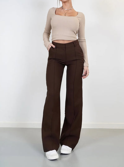 Amelie | Elegante Stoffhose für Damen Sommer