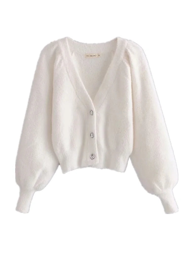 Amelie | Elegante Strickjacke für Damen kurzarm atmungsaktiv
