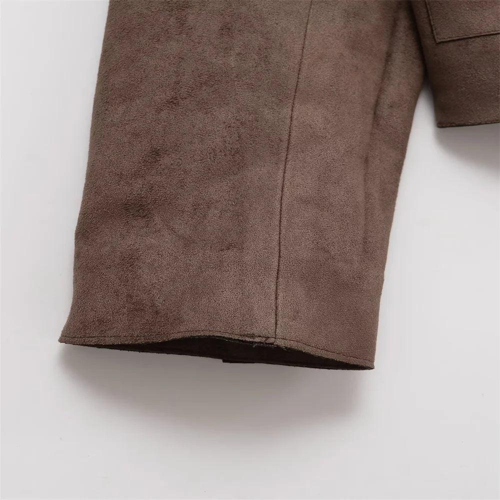 Amelie | Elegante Suedejacke für Damen Herbst