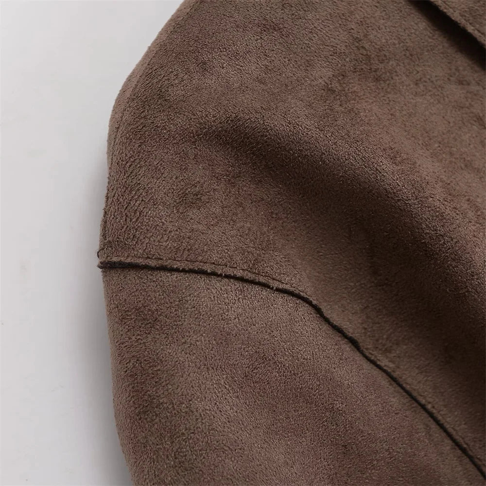 Amelie | Elegante Suedejacke für Damen Herbst