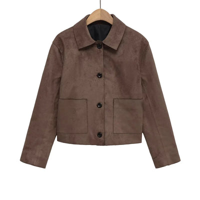 Amelie | Elegante Suedejacke für Damen Herbst