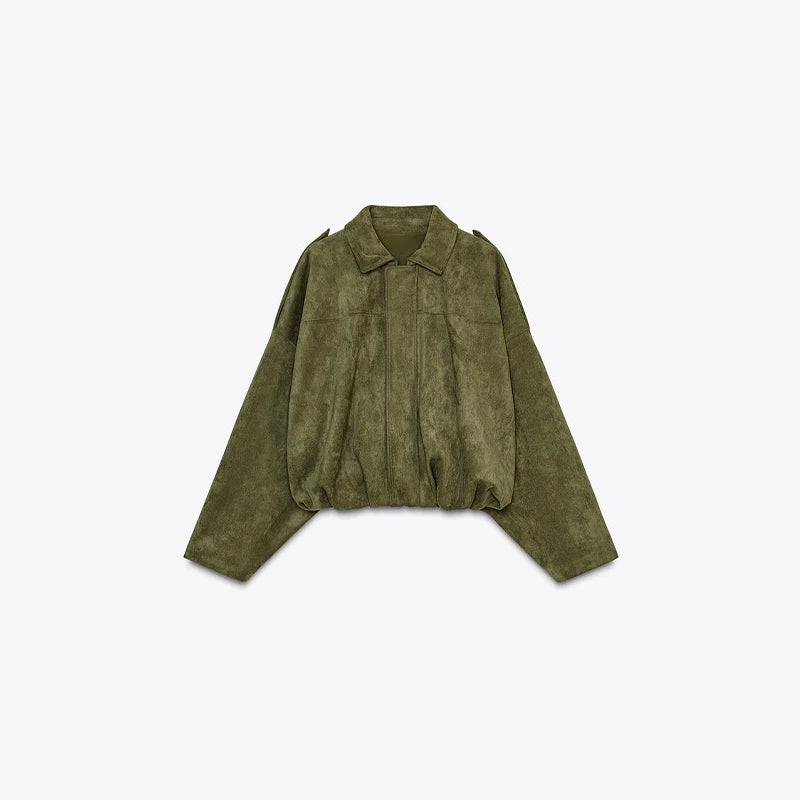 Amelie | Elegante Wildlederjacke für Damen Herbst