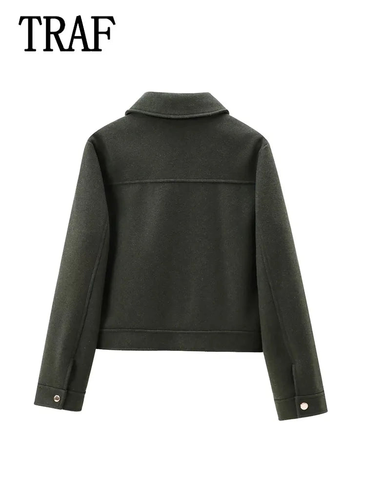 Amelie | Elegante Winterjacke für Damen mit Taschen