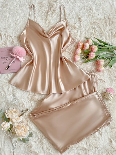 Amelie | Eleganter Baumwoll-Pyjama für Damen Sommer 2