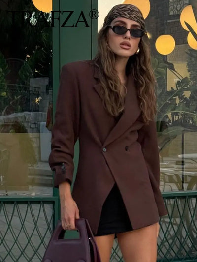 Amelie | Eleganter Damen Blazer aus Polyester langarm