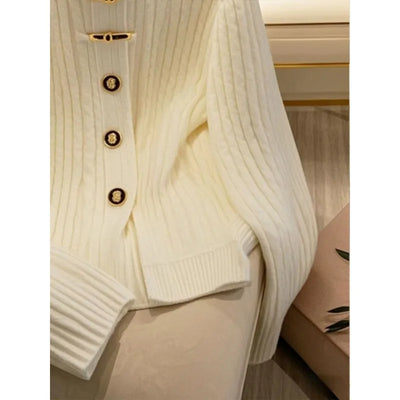 Amelie | Eleganter Damenpullover aus weichem Strick Winter
