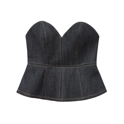 Amelie | Eleganter Longblazer für Damen Denim
