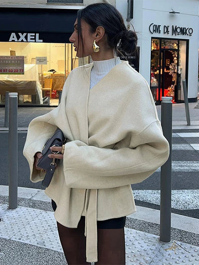 Amelie | Eleganter Minimalistischer Mantel für Damen Herbst