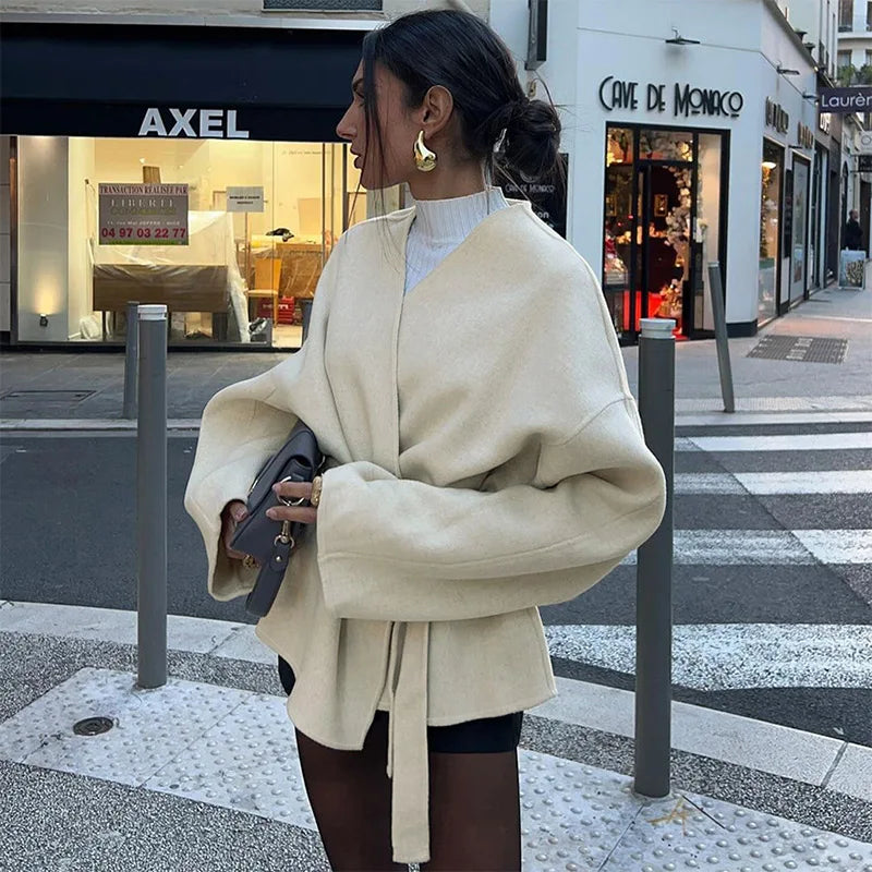 Amelie | Eleganter Minimalistischer Mantel für Damen Herbst