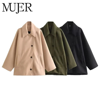 Amelie | Eleganter Oversize-Trenchcoat für Damen Herbst