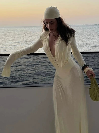 Amelie | Elegantes Maxikleid für Damen Sommer leicht