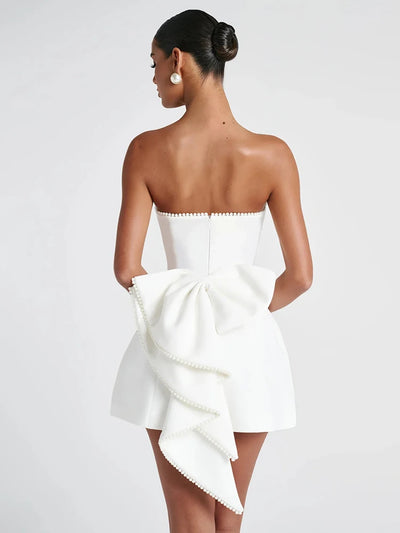 Amelie | Elegantes Minikleid für Damen festlich ohne Träger