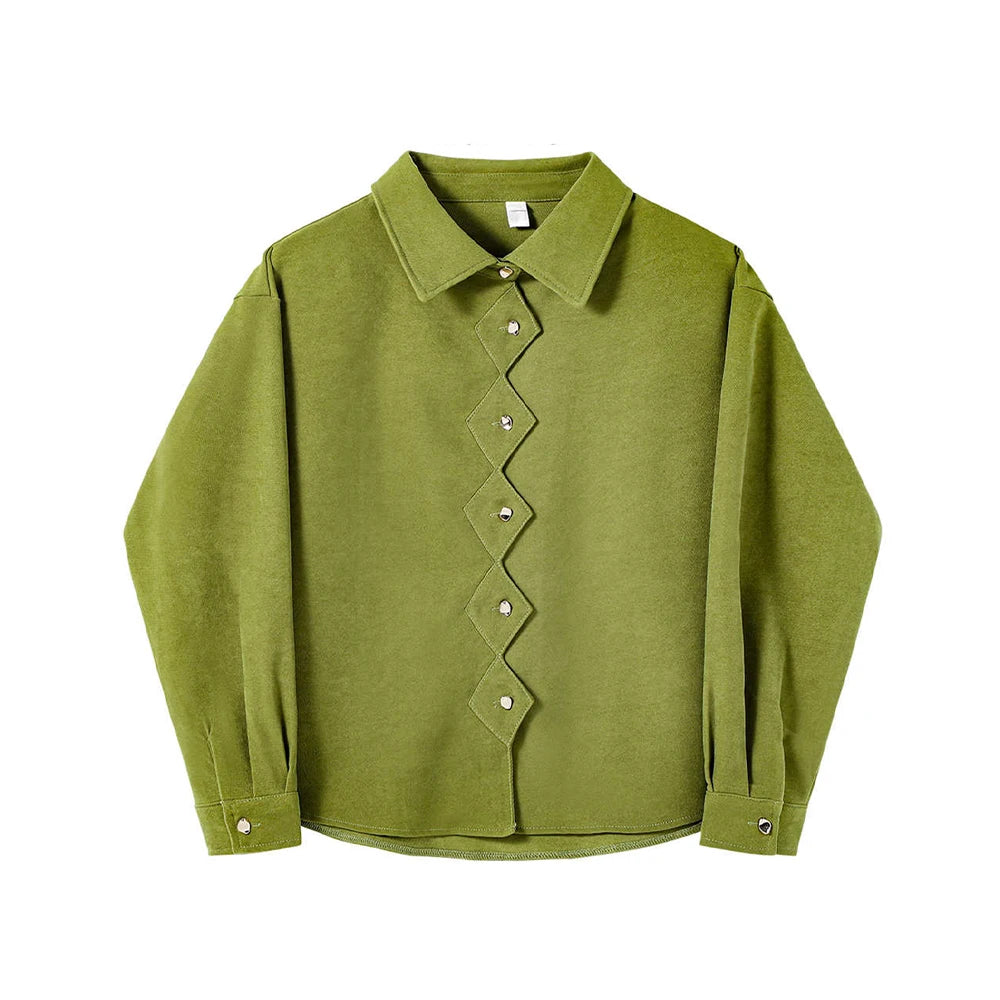 Amelie | Elegantes Poloshirt Damen langarm aus Baumwolle