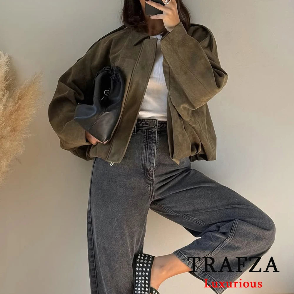 Amelie | Lässige Bomberjacke für Damen Oversized