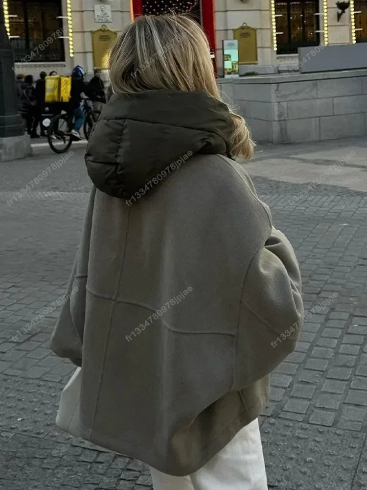 Amelie | Lässige Kapuzenjacke für Damen Oversize