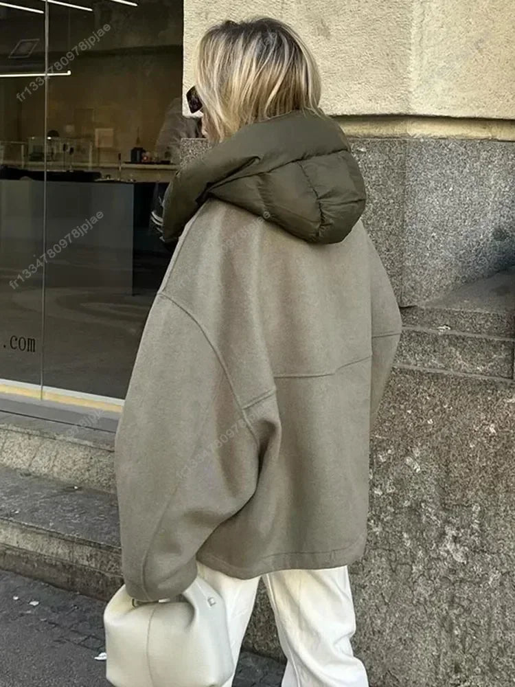 Amelie | Lässige Kapuzenjacke für Damen Oversize