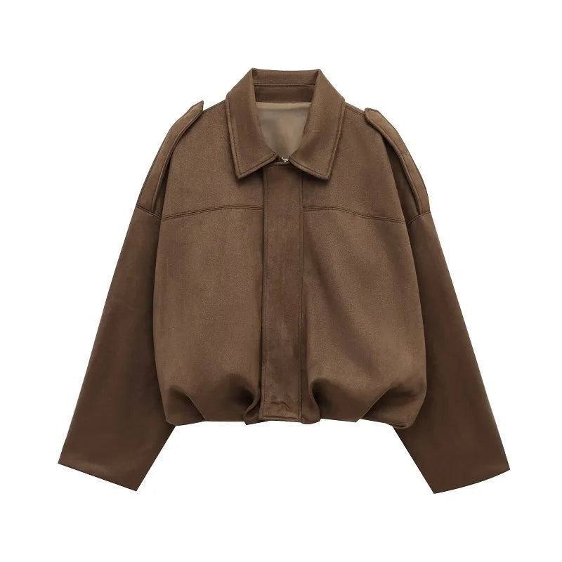 Amelie | Lässige Oversized-Bomberjacke für Damen