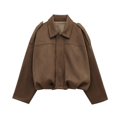 Amelie | Lässige Oversized-Bomberjacke für Damen