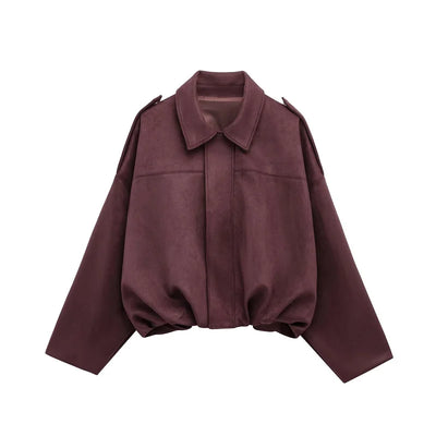 Amelie | Lässige Oversized-Bomberjacke für Damen