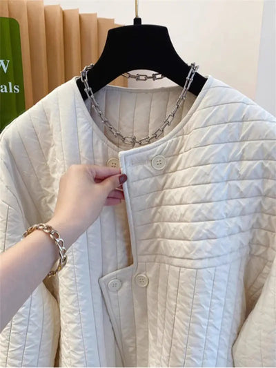 Amelie | Lässige Steppjacke für Damen leicht Baumwolle