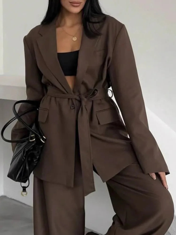 Amelie | Lässiger Oversize-Pullover für Damen braun