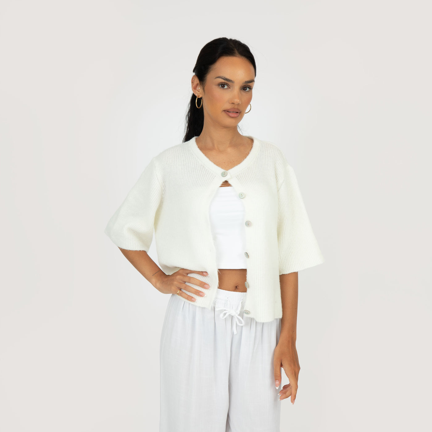 Amelie | Lässiger Strickcardigan für Damen Sommer