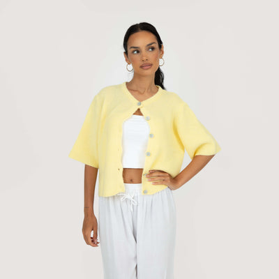 Amelie | Lässiger Strickcardigan für Damen Sommer