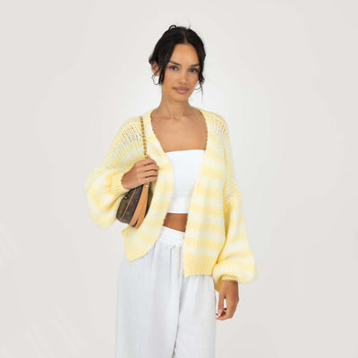 Amelie | Luftiger Strickcardigan für Damen Sommer
