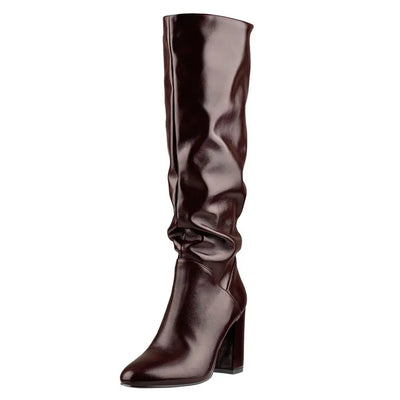 Amelie | Modische Damenstiefel aus Kunstleder für Herbst