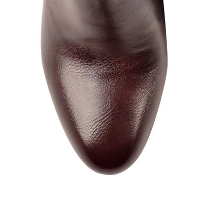 Amelie | Modische Damenstiefel aus Kunstleder für Herbst