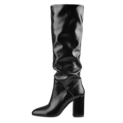Amelie | Modische Damenstiefel aus Kunstleder für Herbst