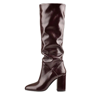 Amelie | Modische Damenstiefel aus Kunstleder für Herbst