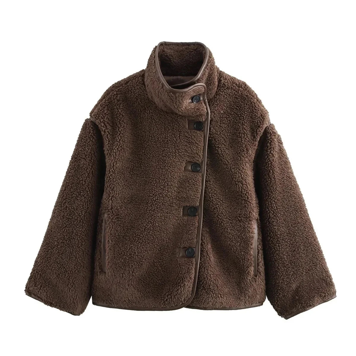 Amelie | Modische Teddyjacke für Damen Winter warm