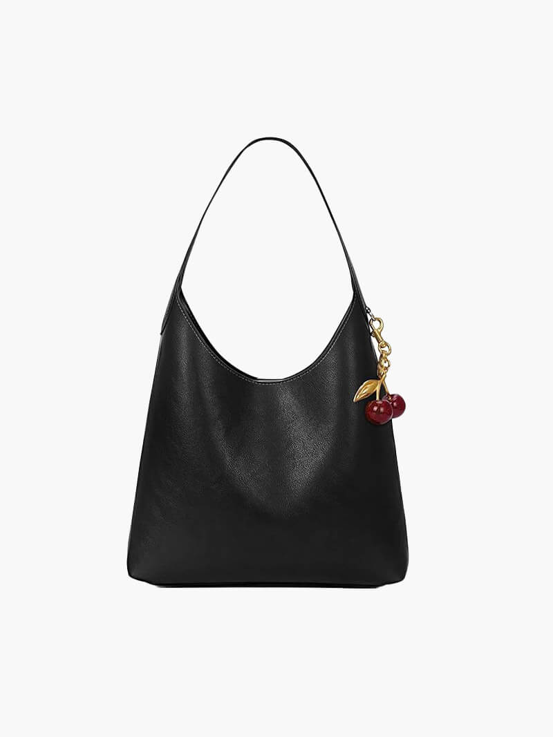 Amelie | Stilvolle Kunstlederhandtasche für Damen Schwarz