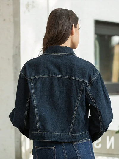 Amelie | Stylische Jeansjacke für Damen langarm