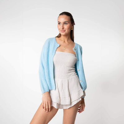 Amelie | Weiche Strickjacke für Damen Einheitsgröße