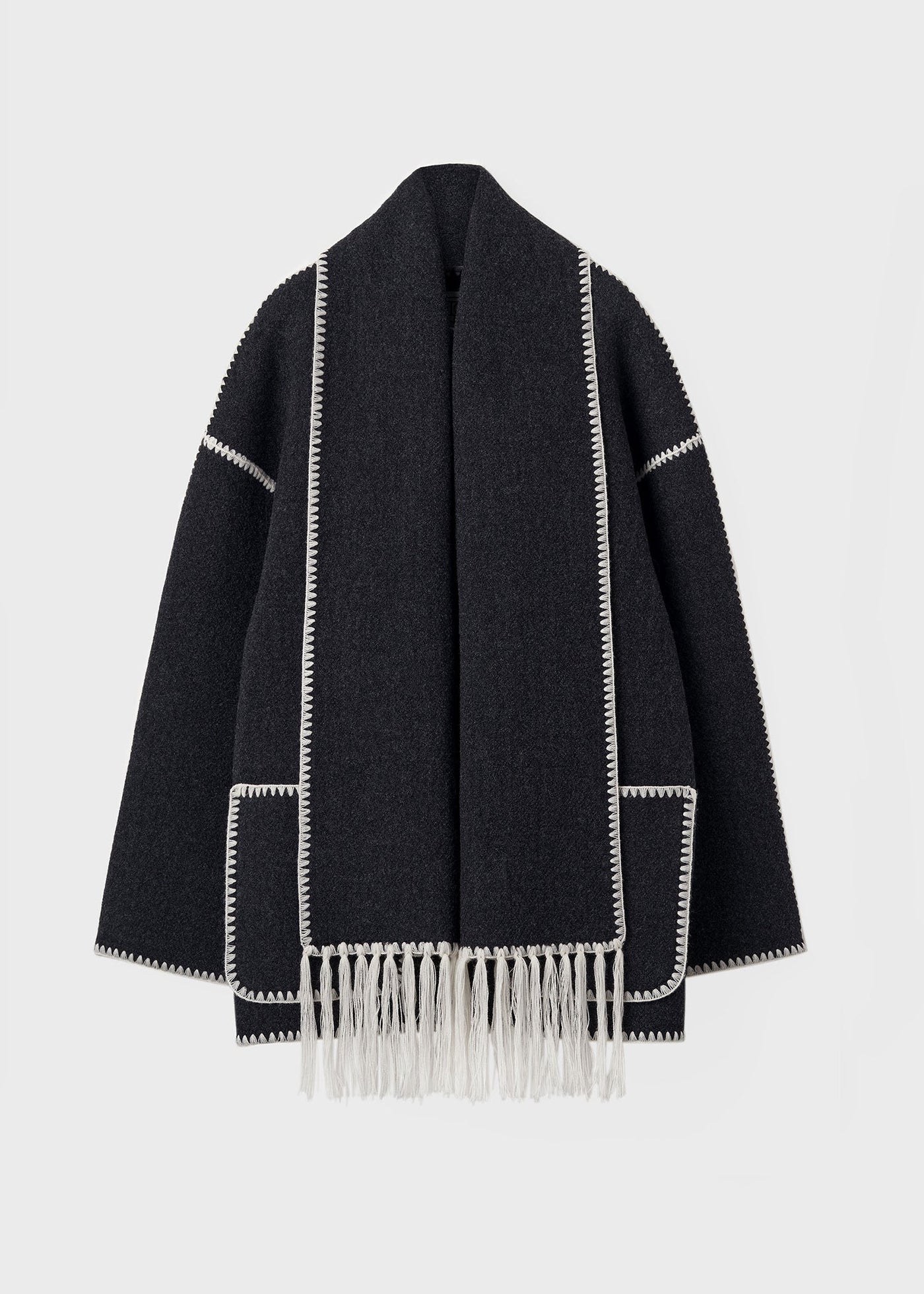 Antonia | Elegante Damenjacke mit Schal für Winter