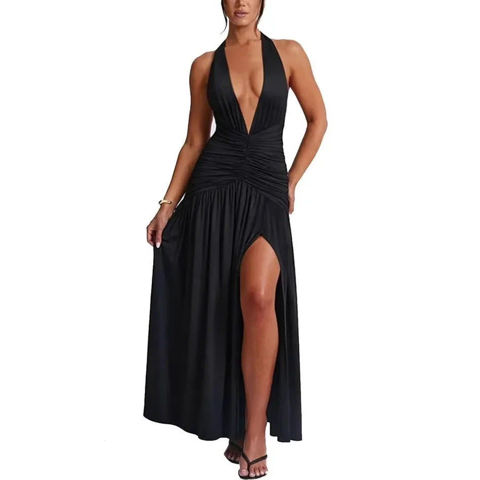 NAYA | Ärmelloses Maxikleid mit Seitenschlitz