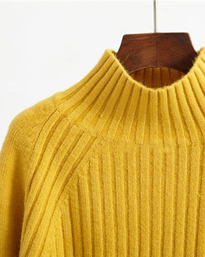 Avery | Eleganter Rollkragenpullover für Damen Baumwolle