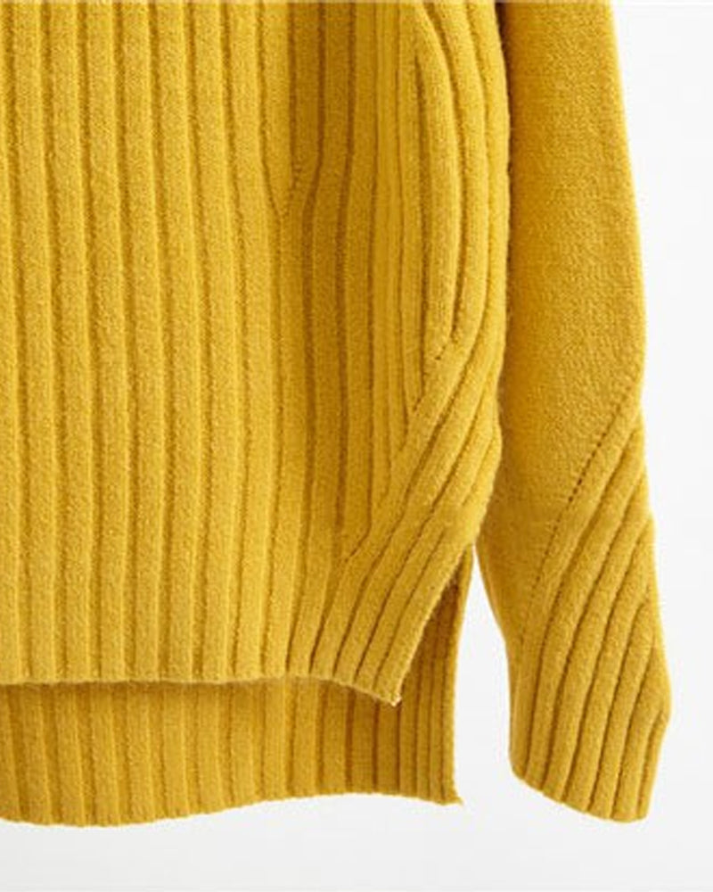 Avery | Eleganter Rollkragenpullover für Damen Baumwolle