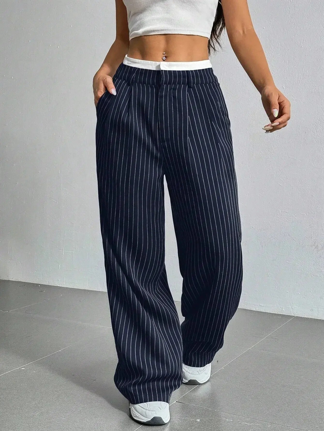 Bella | Lässige High Waist Hose für Damen weit im Y2K-Style