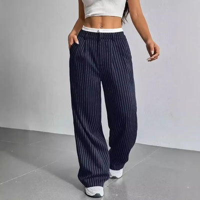 Bella | Lässige High Waist Hose für Damen weit im Y2K-Style