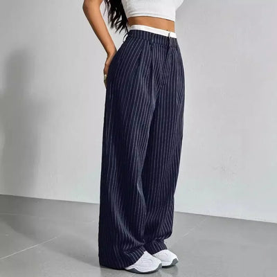 Bella | Lässige High Waist Hose für Damen weit im Y2K-Style