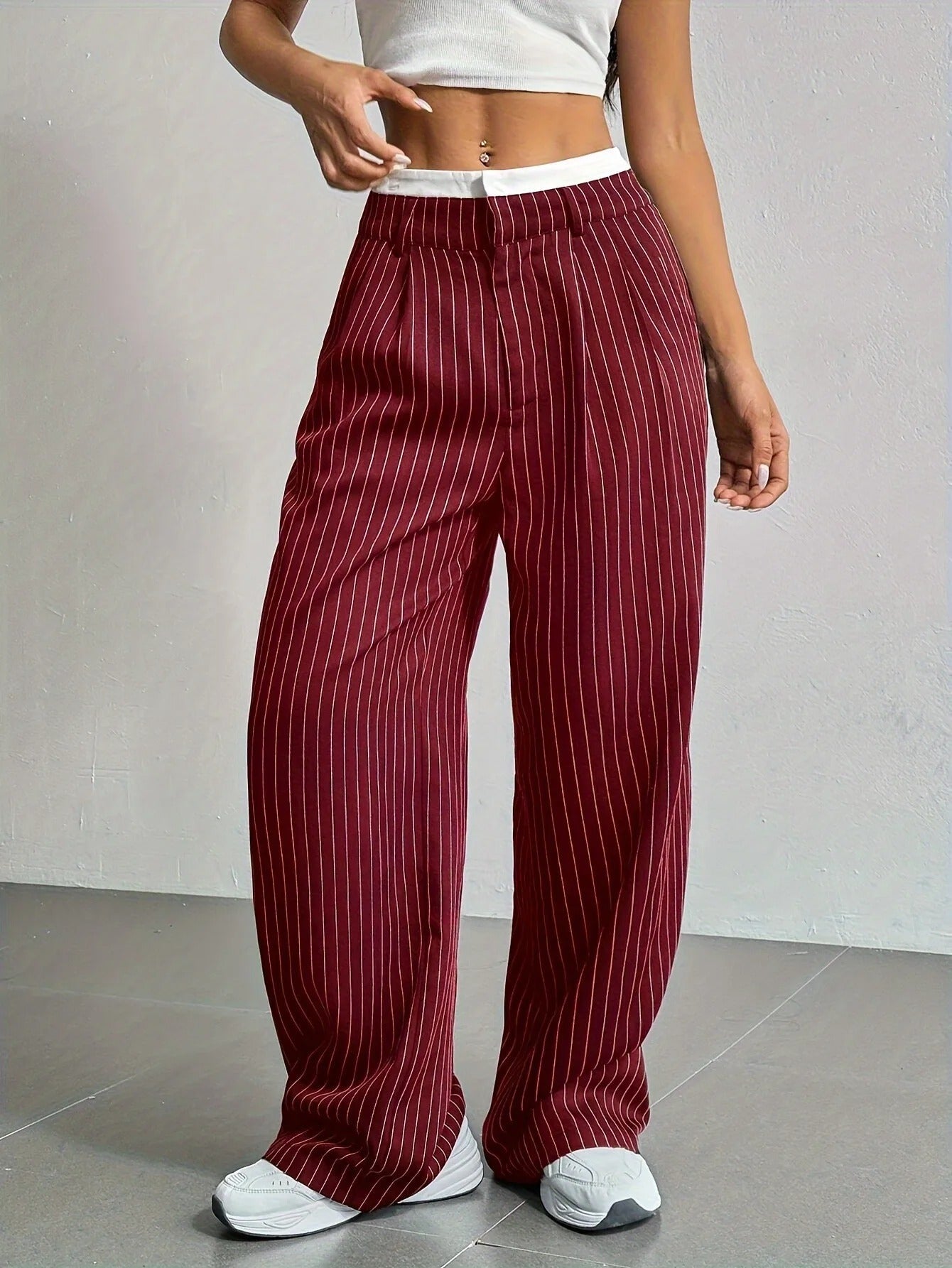 Bella | Lässige High Waist Hose für Damen weit im Y2K-Style