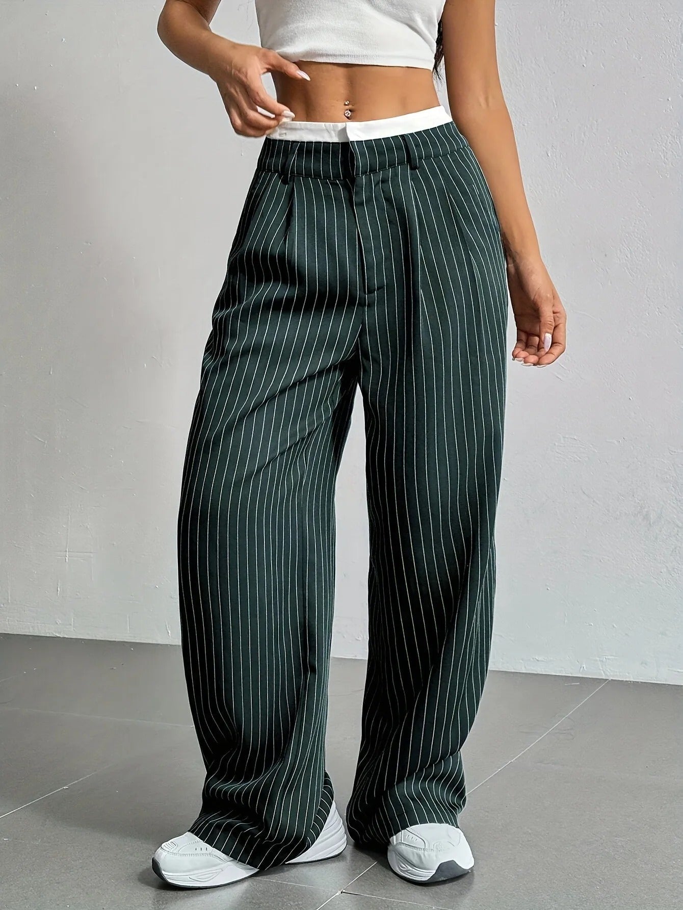 Bella | Lässige High Waist Hose für Damen weit im Y2K-Style