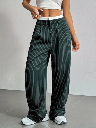 Bella | Lässige High Waist Hose für Damen weit im Y2K-Style