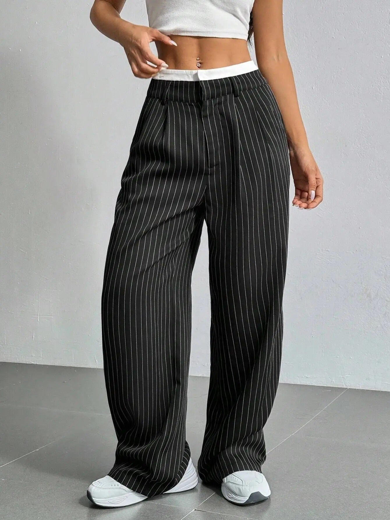 Bella | Lässige High Waist Hose für Damen weit im Y2K-Style
