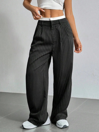 Bella | Lässige High Waist Hose für Damen weit im Y2K-Style