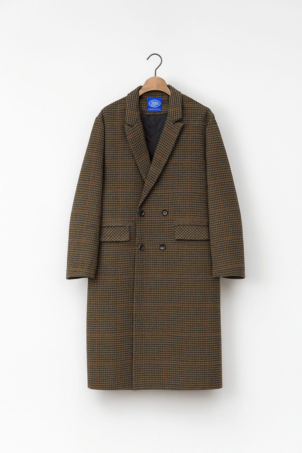 Caleb | Eleganter Karomantel für Herren Winter