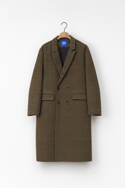 Caleb | Eleganter Karomantel für Herren Winter